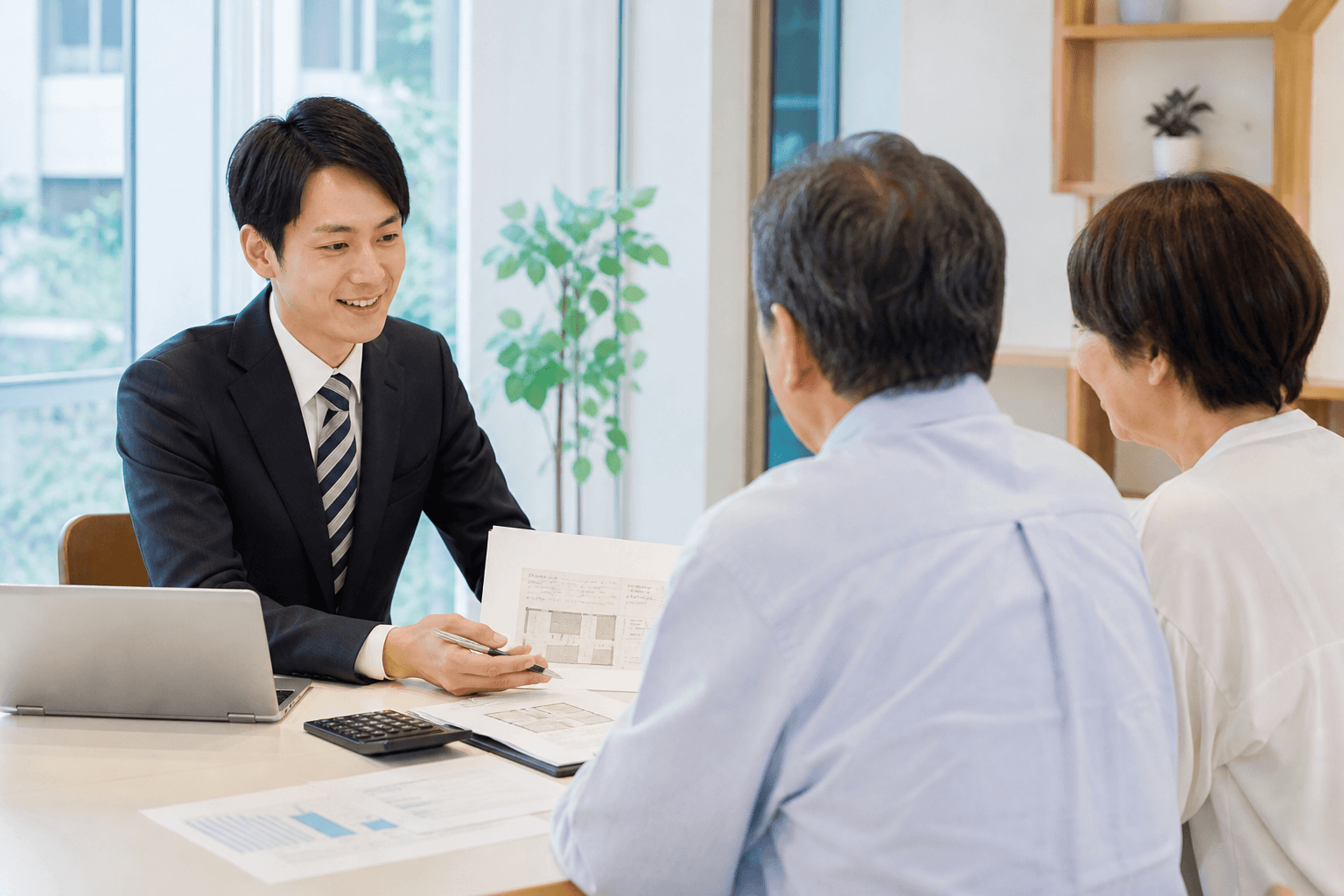 司法書士・税理士のご紹介に関する相談風景